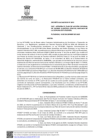 Decreto Alcaldicio Plan de Acción Comunal de Cambio Putaendo 