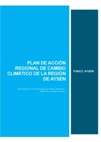 Plan de Acción Regional de Aysén