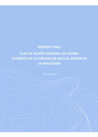 Plan de Acción Comunal de Cambio Climático de Ercilla