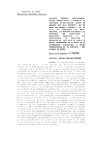 Autorización Actividad BESS Colbun