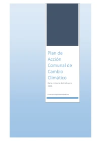 Coihueco Plan de Acción Comunal de Cambio Climático