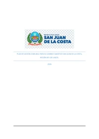 San Juan de la Costa Plan de Acción Comunal de Cambio Climático