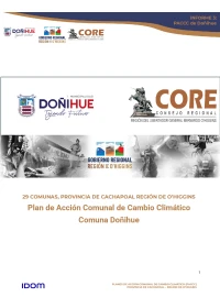 Doñihue - Plan de Acción Comunal de Cambio Climático