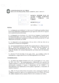 Las Cabras - Decreto Alcaldicio Plan de Acción Comunal de Cambio Climático