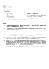Pichidegua - Decreto Alcaldicio Plan de Acción Comunal de Cambio Climático